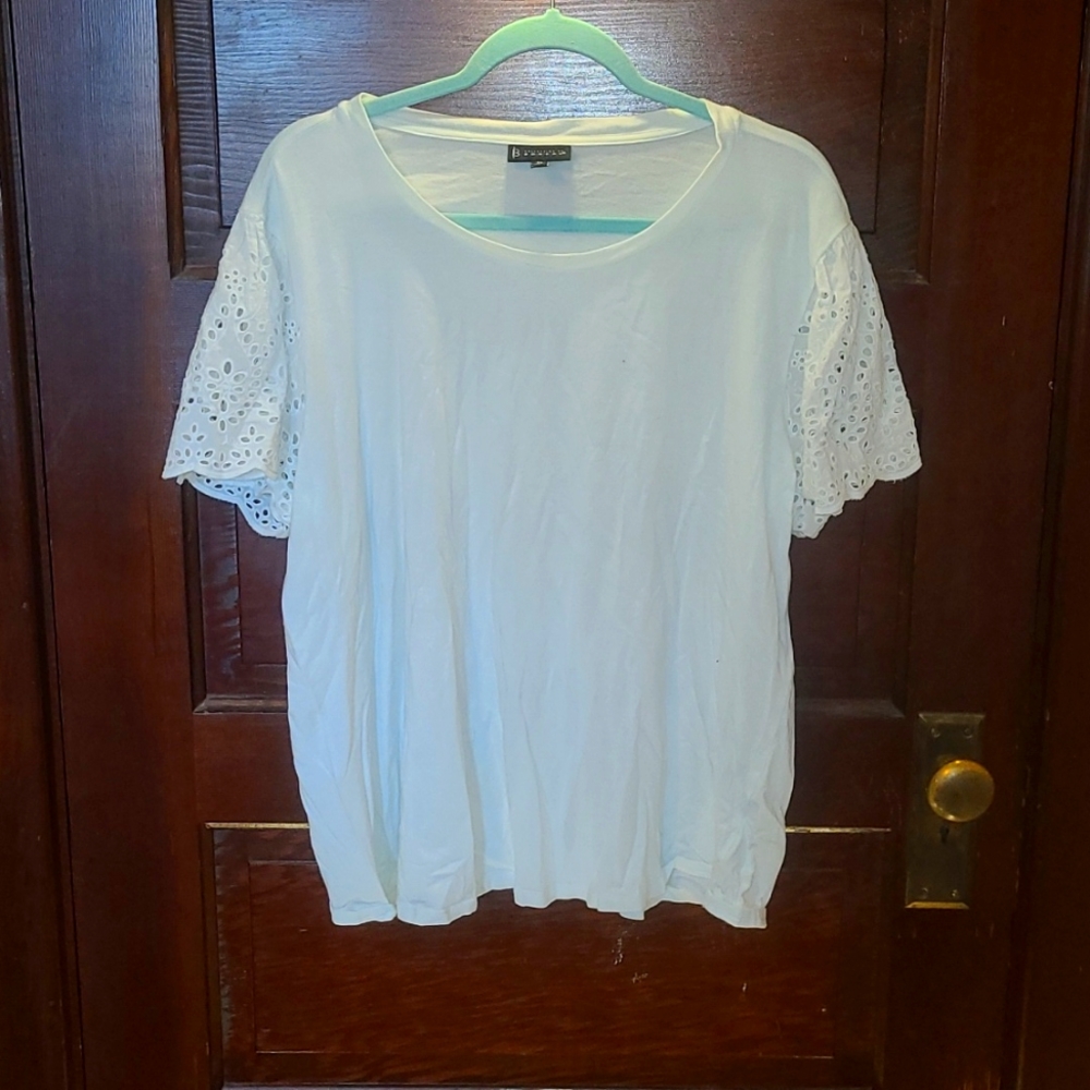 White Bobeau Tee shirt, Size 3X